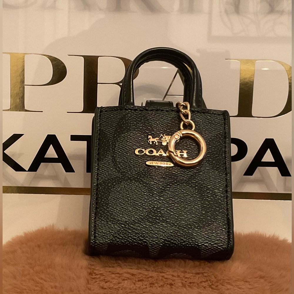 Coach Black Mini Bag  / Bag Charm
